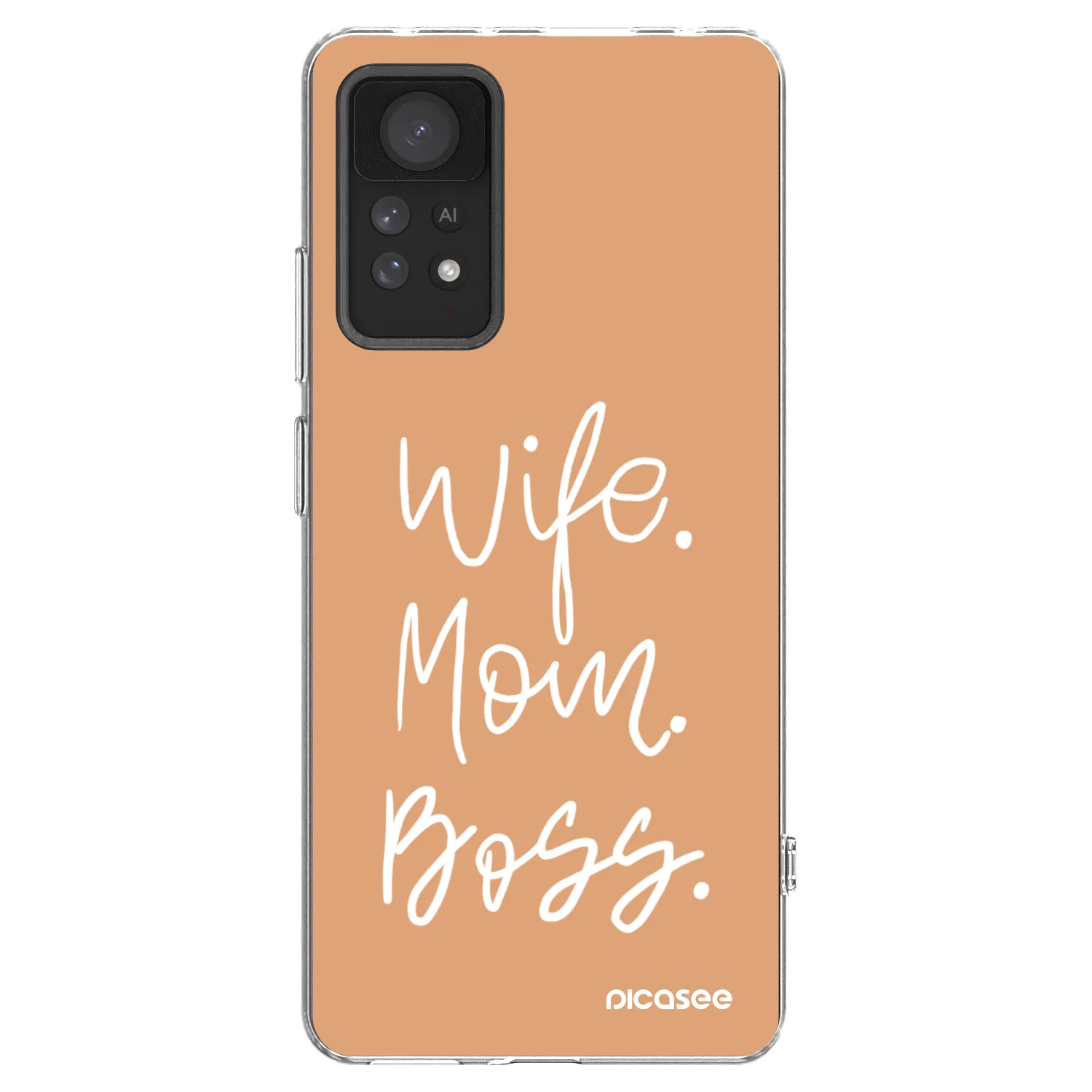 Picasee Xiaomi Redmi Note 11 Pro Hülle - Transparentes Silikon - Boss Mama