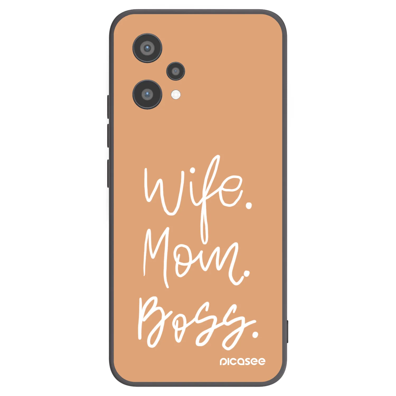 Picasee Realme 9 Pro 5G Hülle - Schwarzes Silikon - Boss Mama