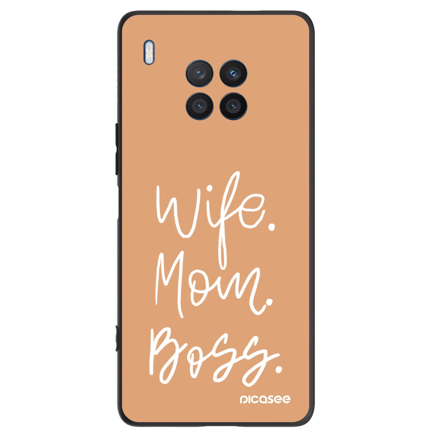 Picasee Honor 50 Lite Hülle - Schwarzes Silikon - Boss Mama