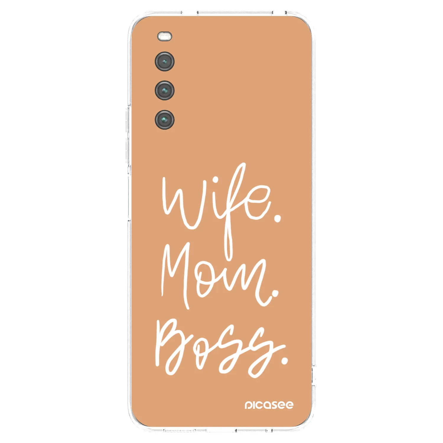 Picasee Sony Xperia 10 IV 5G Hülle - Transparentes Silikon - Boss Mama