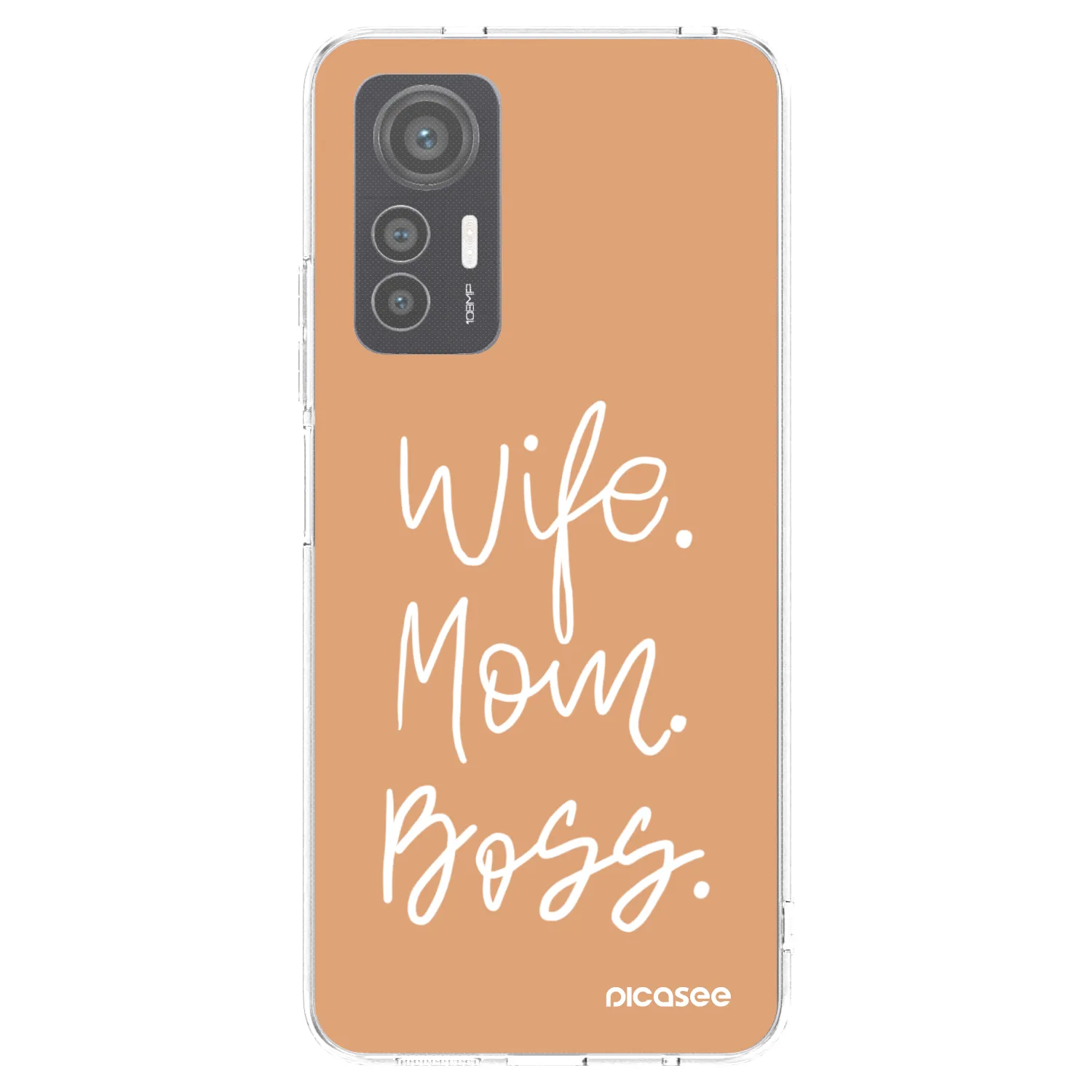 Picasee Xiaomi 12 Lite Hülle - Transparentes Silikon - Boss Mama