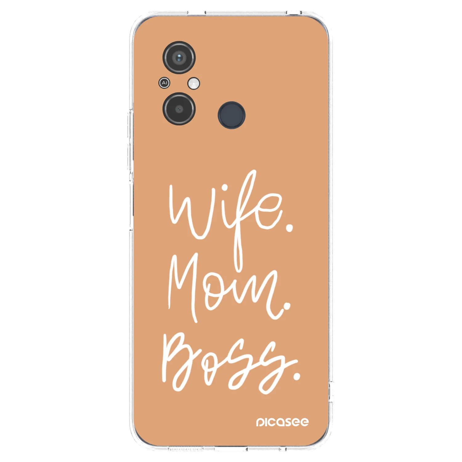 Picasee Xiaomi Redmi 12C Hülle - Transparentes Silikon - Boss Mama