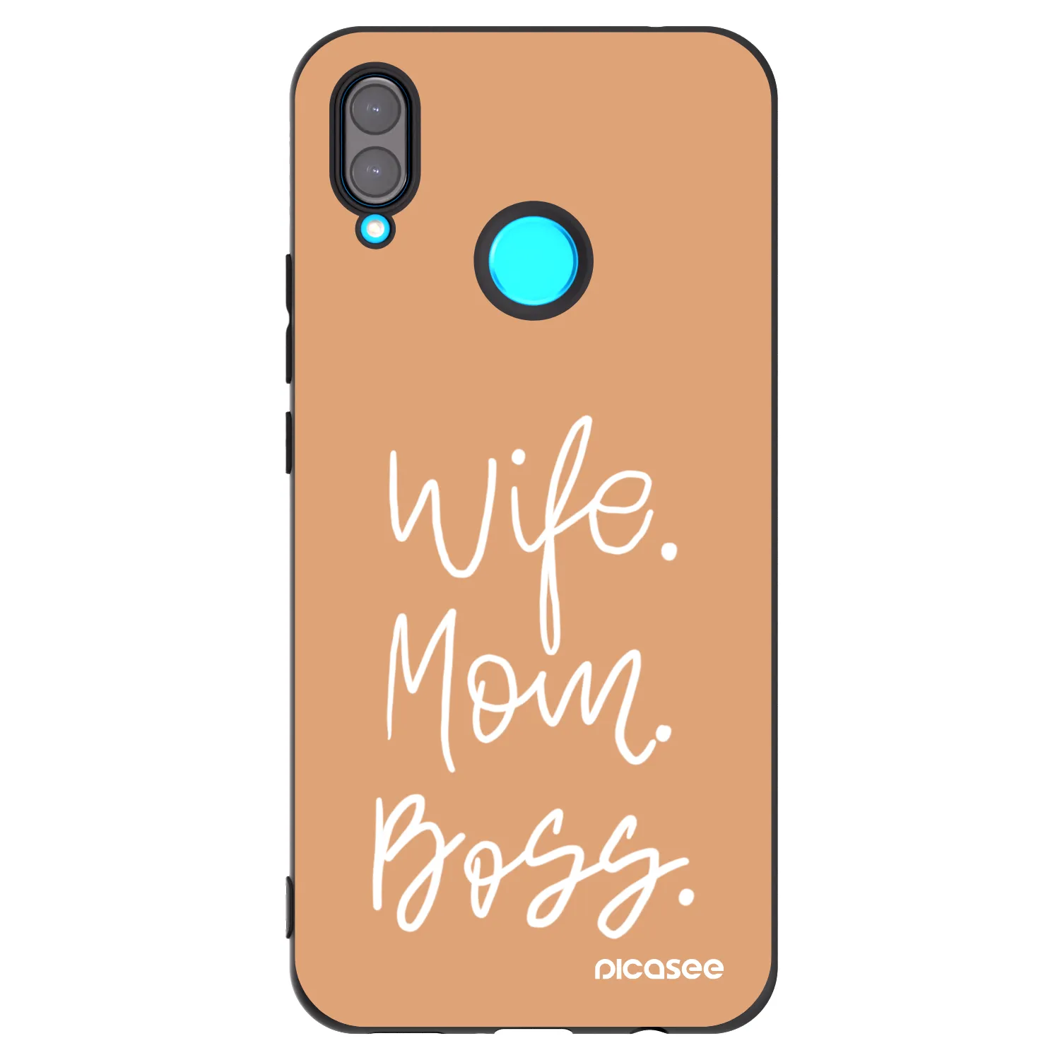 Picasee Huawei Nova 3 Hülle - Schwarzes Silikon - Boss Mama