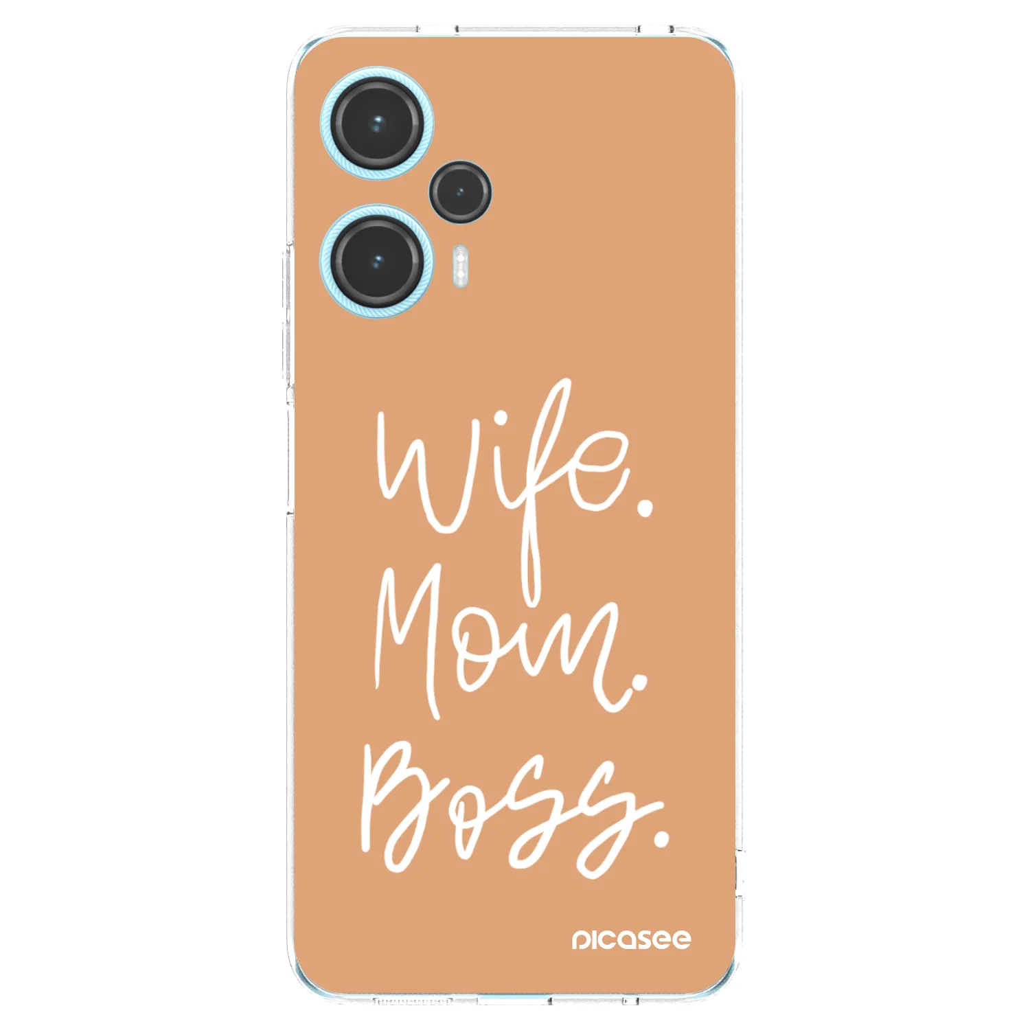 Picasee Xiaomi Poco F5 Hülle - Transparentes Silikon - Boss Mama