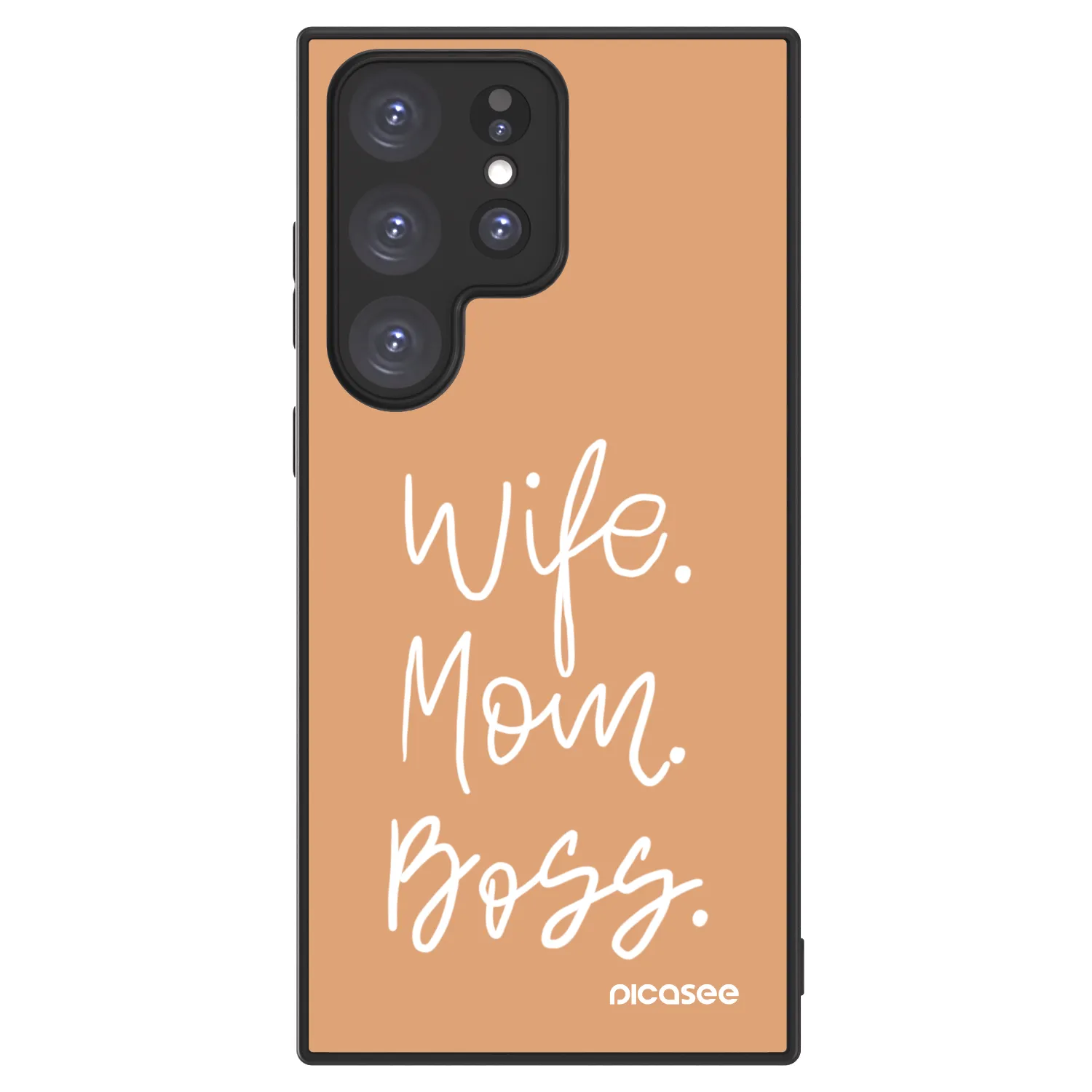 Picasee ULTIMATE CASE PowerShare für Samsung Galaxy S23 Ultra 5G - Boss Mama