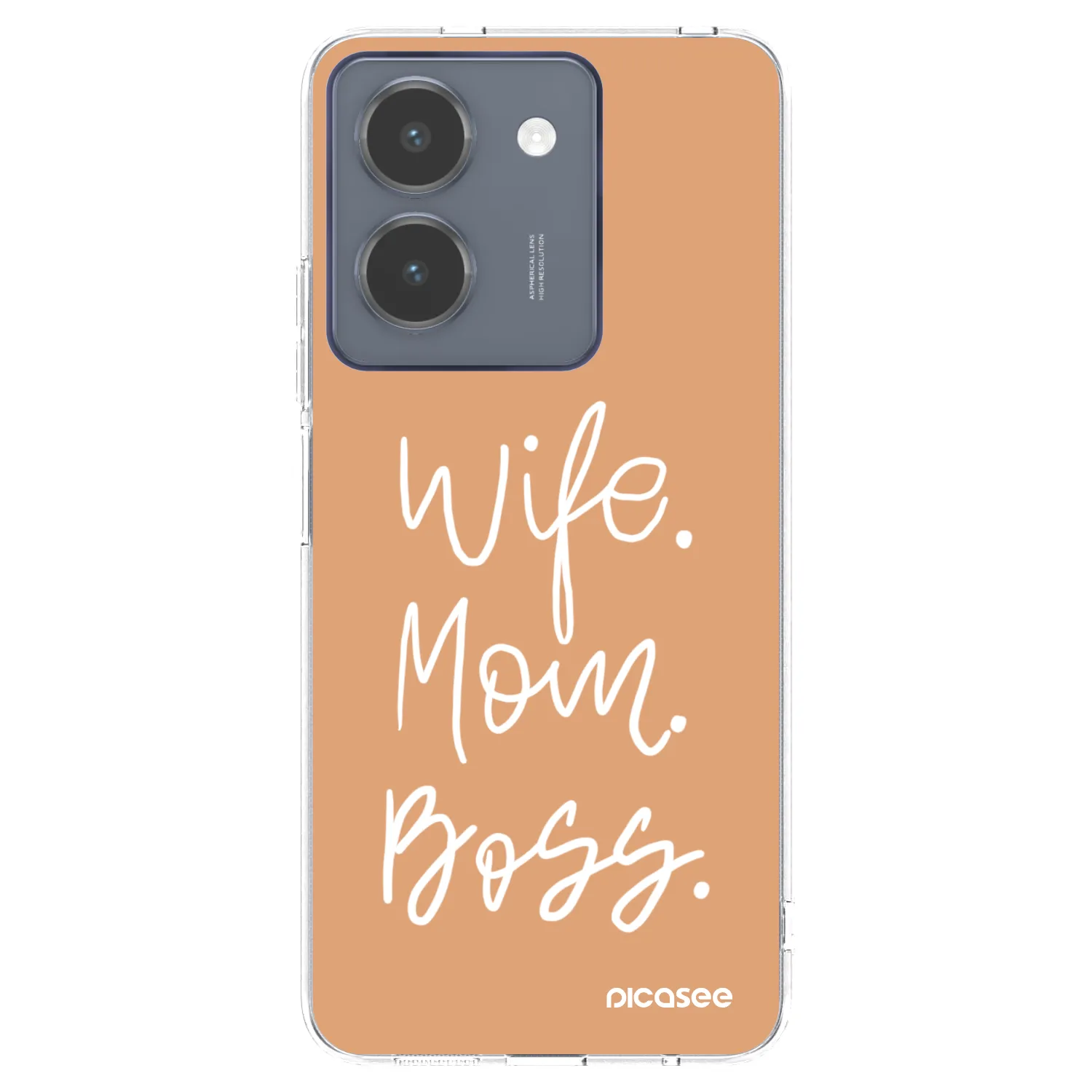 Picasee Vivo Y36 4G Hülle - Transparentes Silikon - Boss Mama