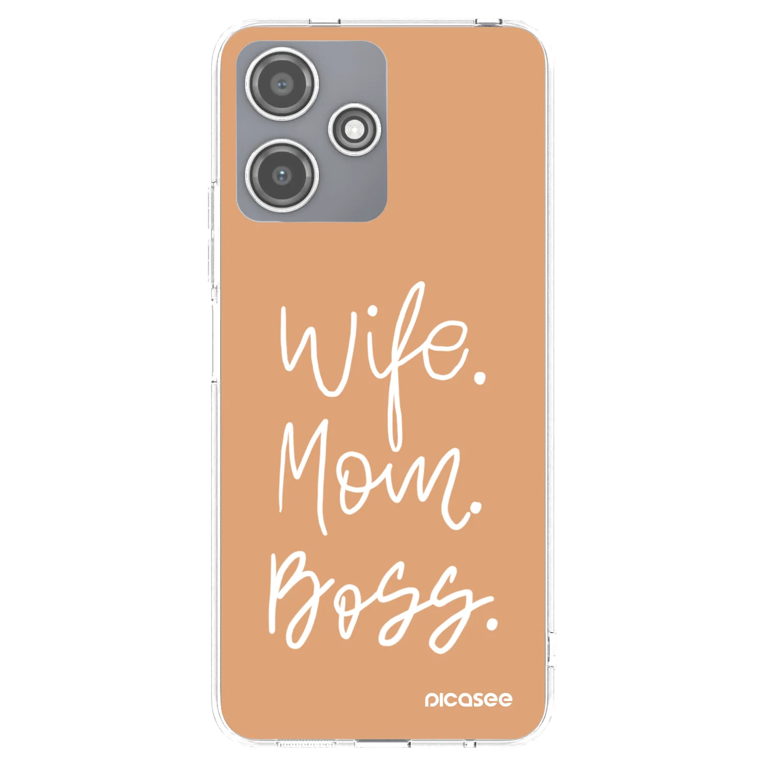 Picasee Xiaomi Redmi 12 5G Hülle - Transparentes Silikon - Boss Mama
