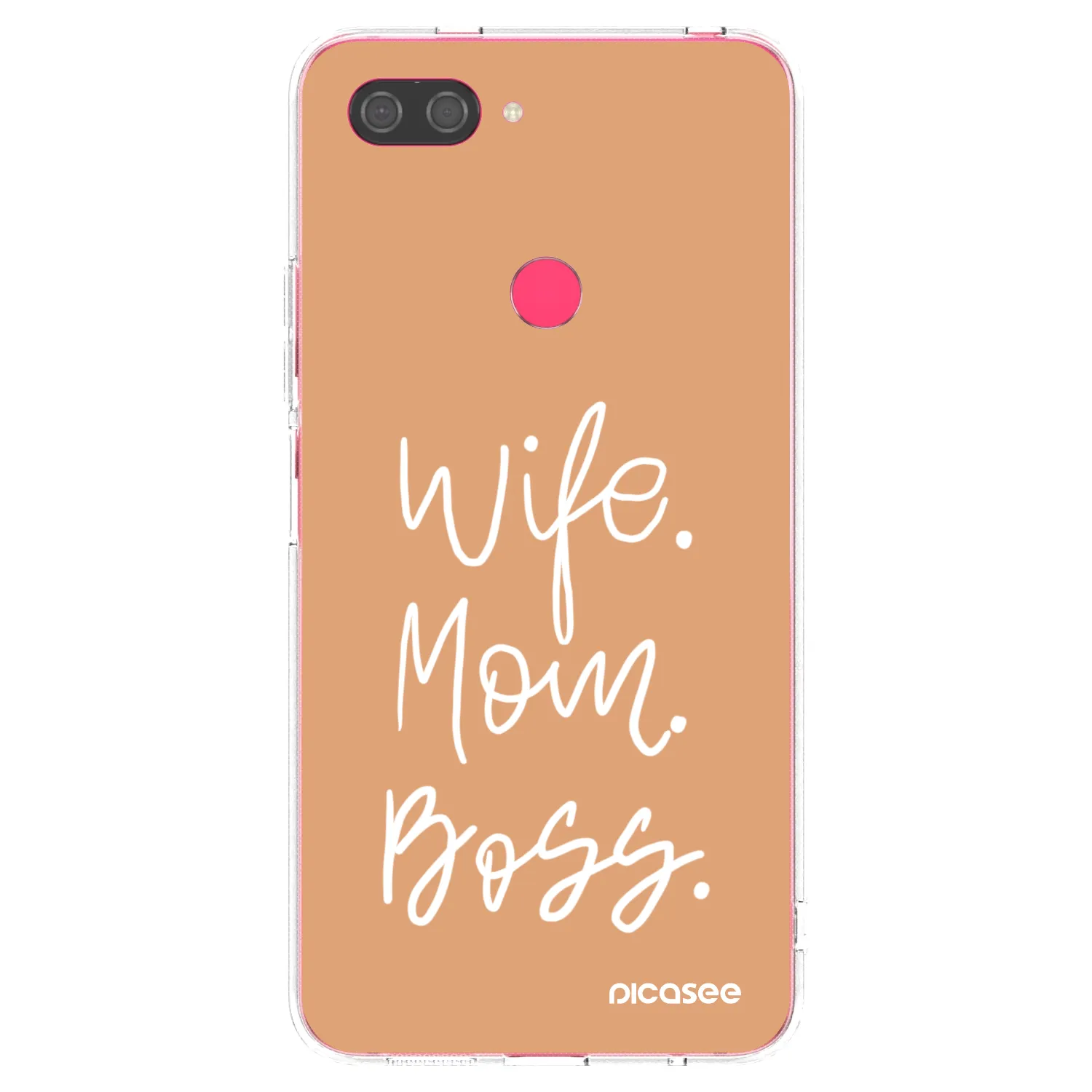 Picasee Xiaomi Mi 8 Lite Hülle - Transparentes Silikon - Boss Mama
