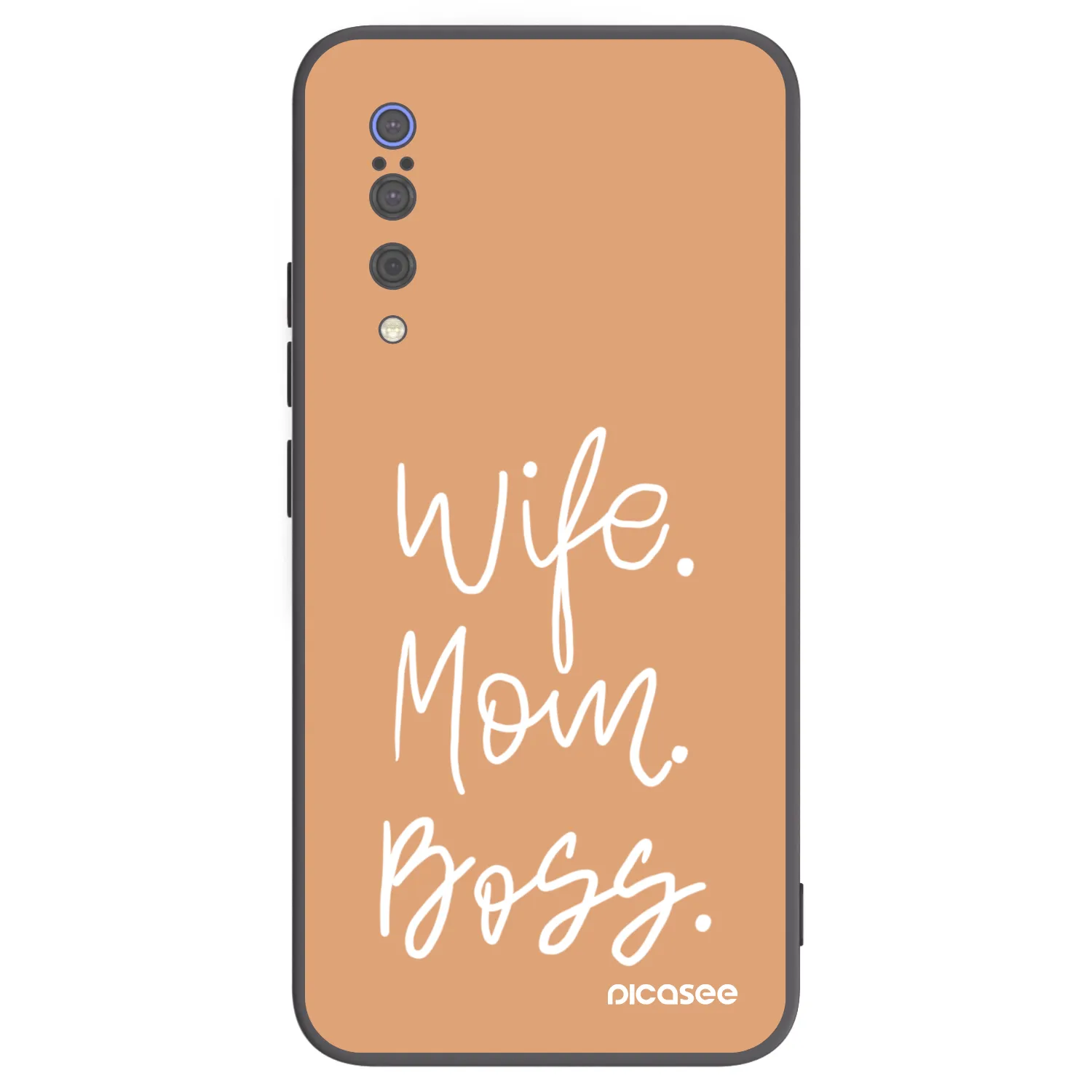 Picasee Xiaomi Mi 9 Hülle - Schwarzes Silikon - Boss Mama