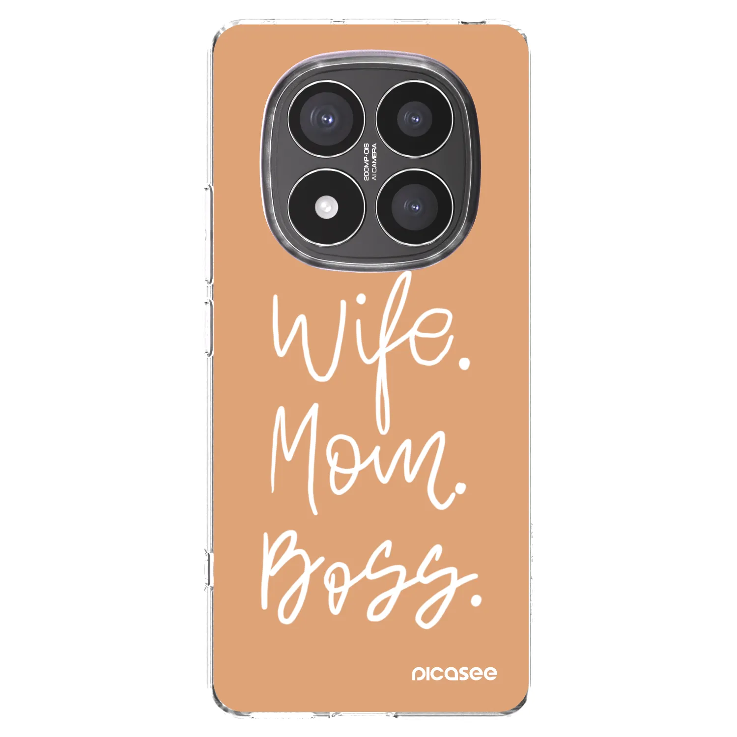 Picasee Xiaomi Redmi Note 14 Pro+ 5G Hülle - Transparentes Silikon - Boss Mama