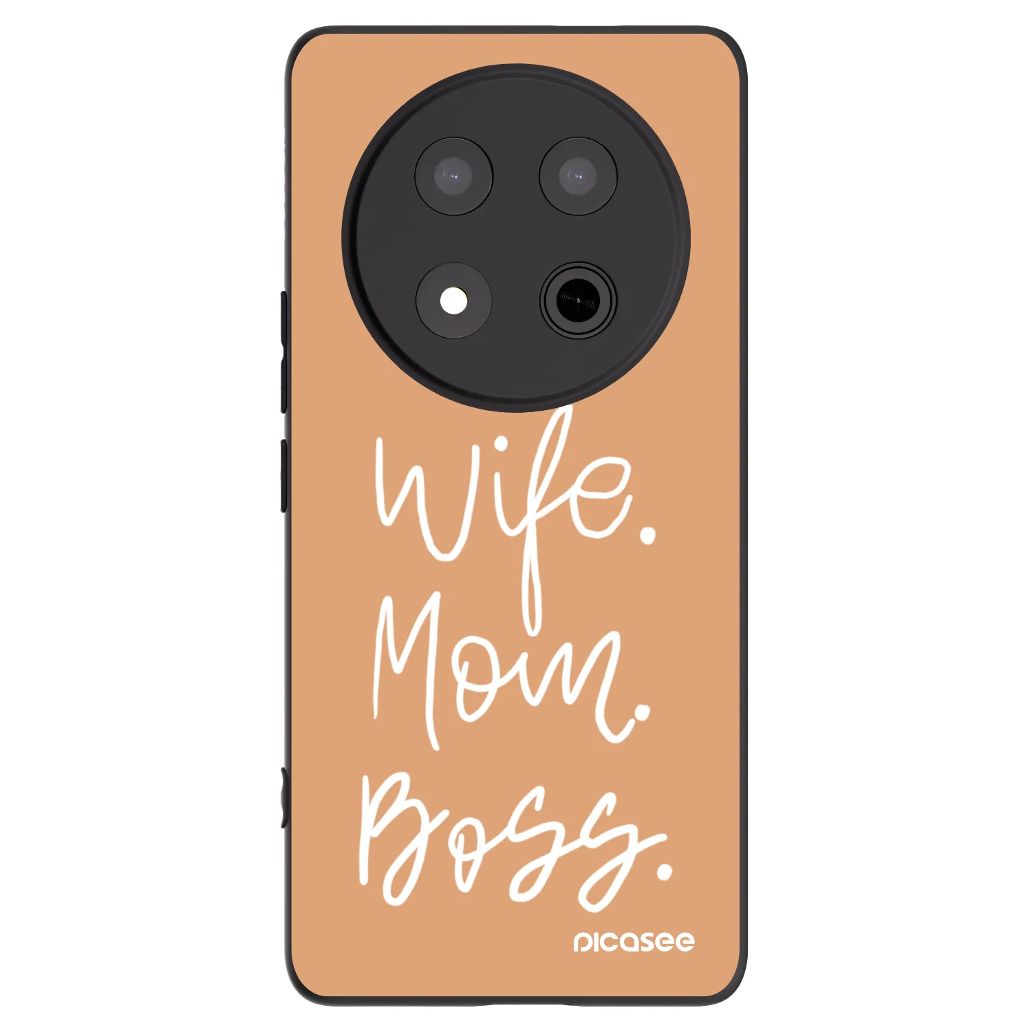 Picasee Honor Magic7 Lite 5G Hülle - Schwarzes Silikon - Boss Mama