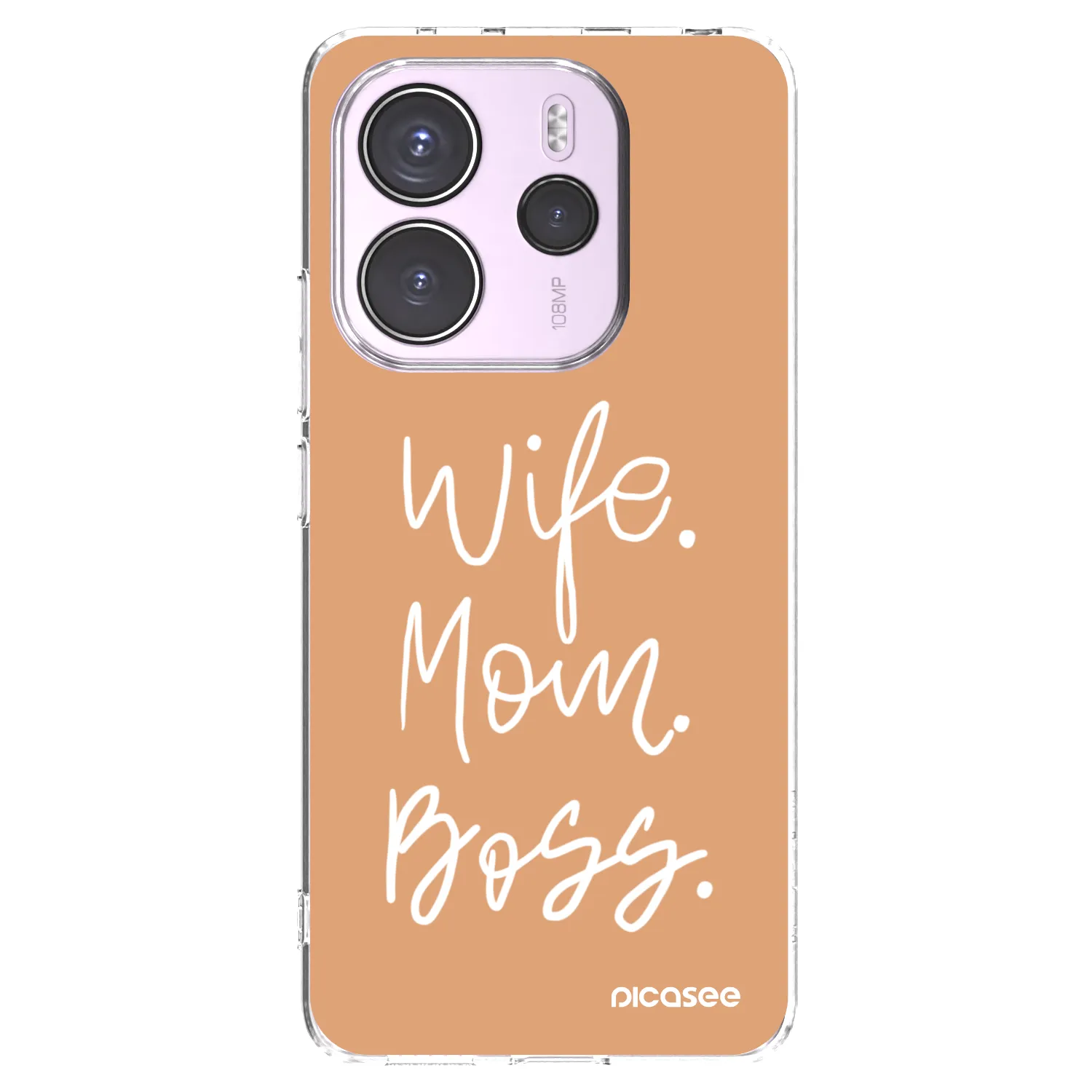 Picasee Xiaomi Redmi Note 14 4G Hülle - Transparentes Silikon - Boss Mama