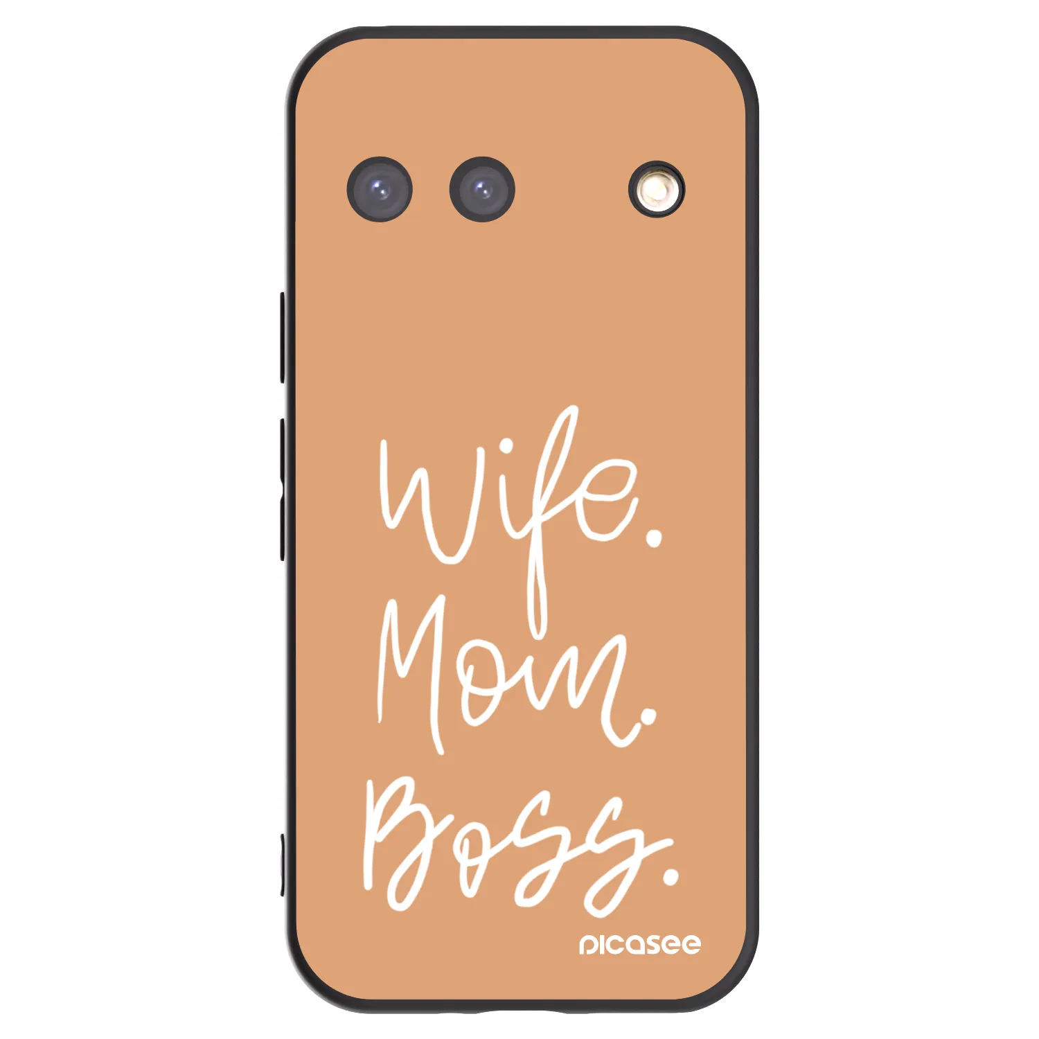 Picasee Google Pixel 9 Hülle - Schwarzes Silikon - Boss Mama