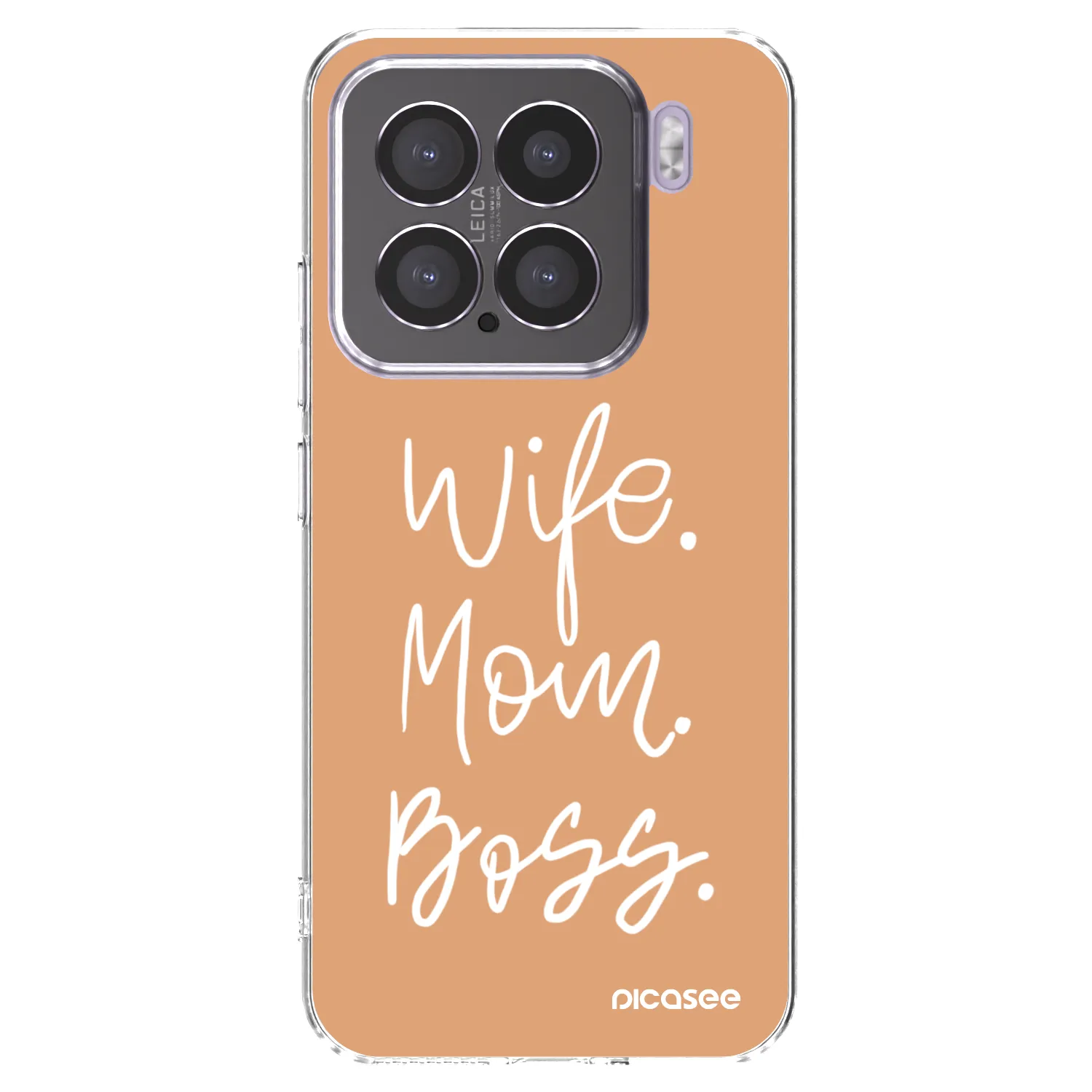 Picasee Xiaomi 15 Hülle - Transparentes Silikon - Boss Mama