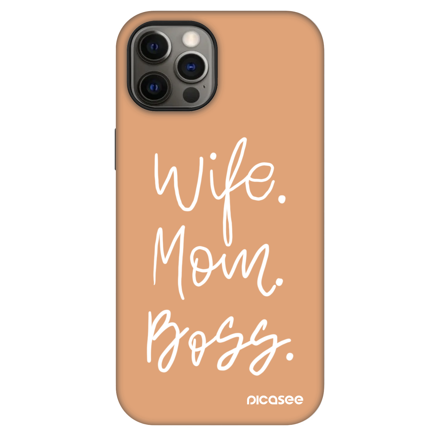 Picasee Fashion Case MagSafe für Apple iPhone 12 - Boss Mama