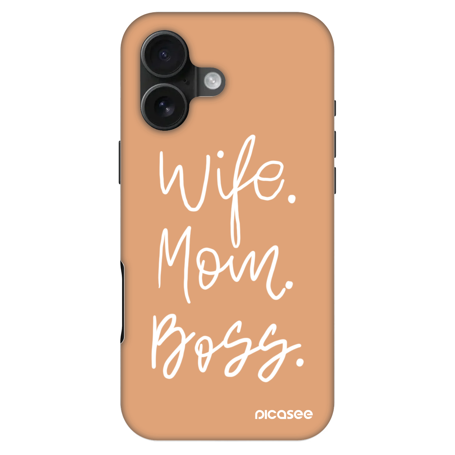 Picasee Fashion Case MagSafe für Apple iPhone 16 - Boss Mama
