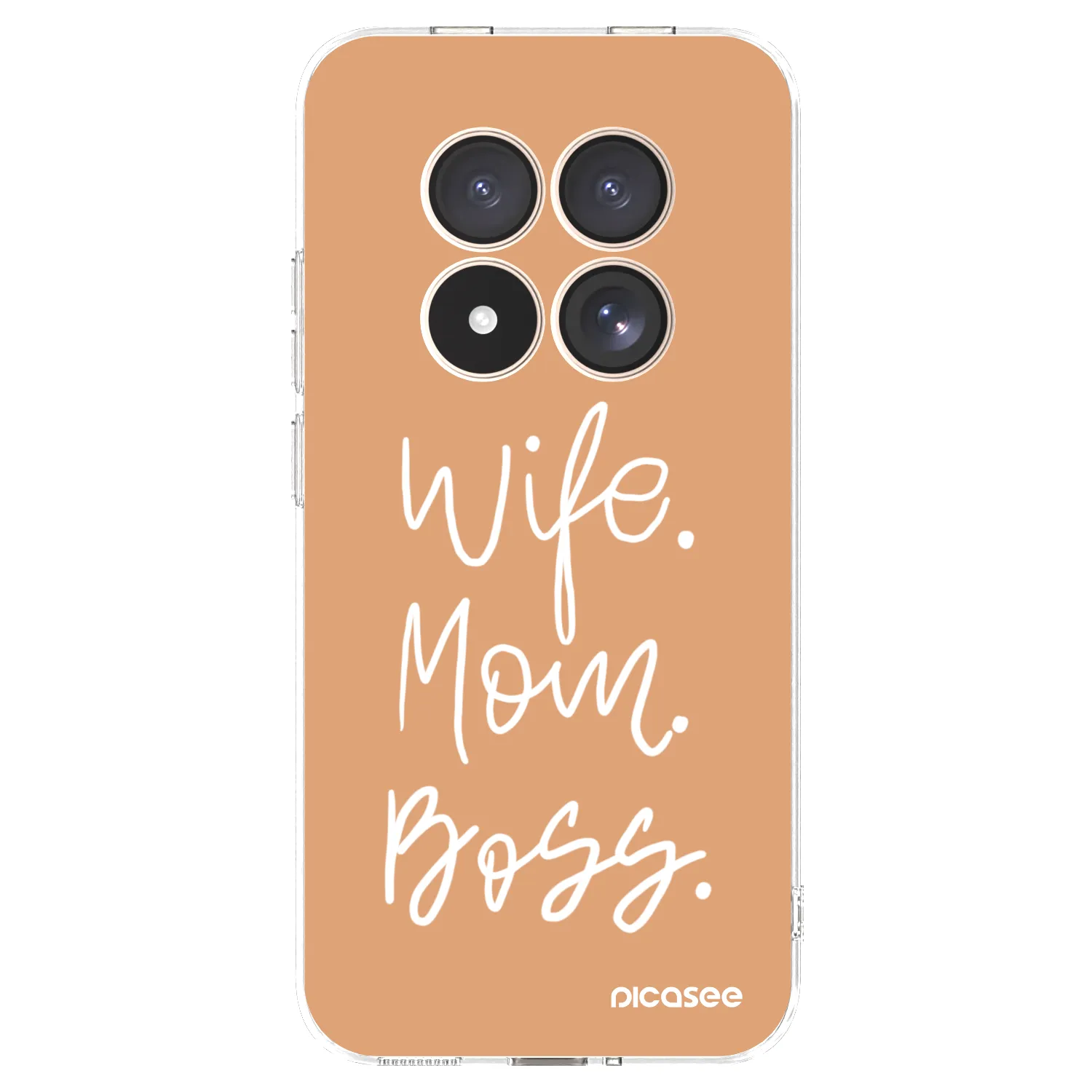 Picasee Xiaomi Redmi Note 15 Pro 4G Hülle - Transparentes Silikon - Boss Mama