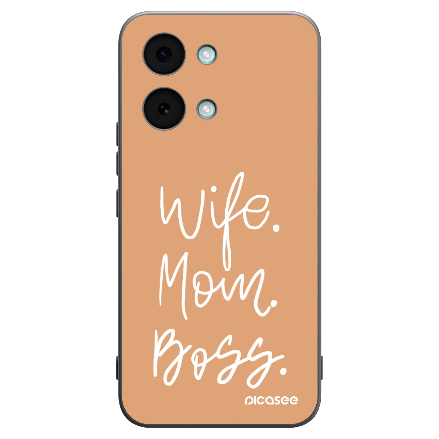 Picasee Xiaomi Poco X8 Pro Max Hülle - Schwarzes Silikon - Boss Mama