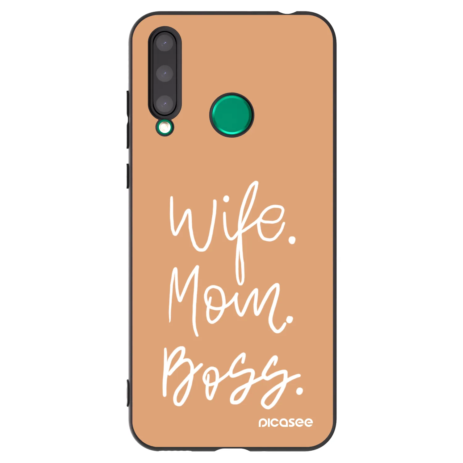 Picasee Honor 20 Lite Hülle - Schwarzes Silikon - Boss Mama