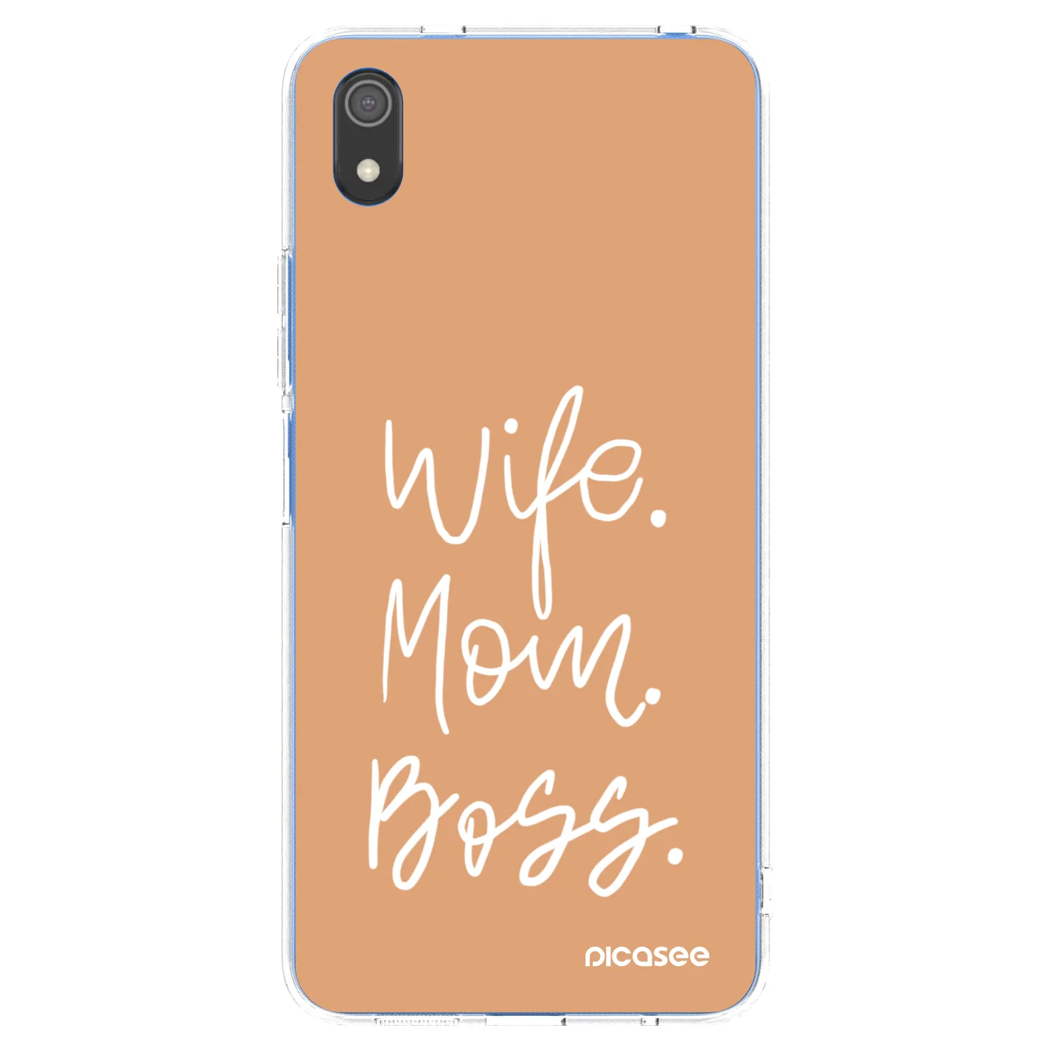 Picasee Xiaomi Redmi 7A Hülle - Transparentes Silikon - Boss Mama