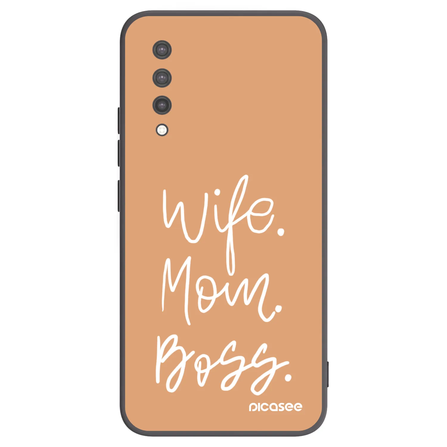 Picasee Xiaomi Mi 9 Lite Hülle - Schwarzes Silikon - Boss Mama