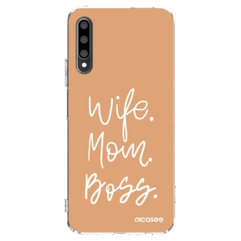 Picasee Honor 9X Pro Hülle - Transparentes Silikon - Boss Mama