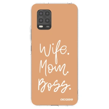 Picasee Xiaomi Mi 10 Lite Hülle - Transparentes Silikon - Boss Mama
