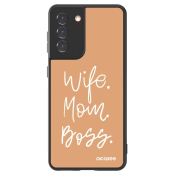 Picasee ULTIMATE CASE für Samsung Galaxy S21 5G G991B - Boss Mama
