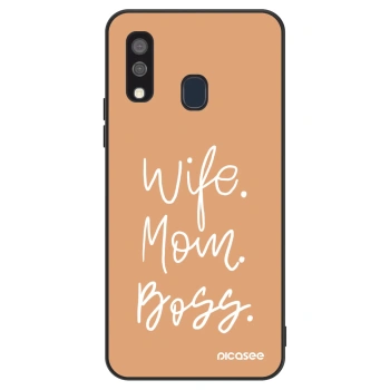 Hülle für Samsung Galaxy A40 A405F - Boss Mama
