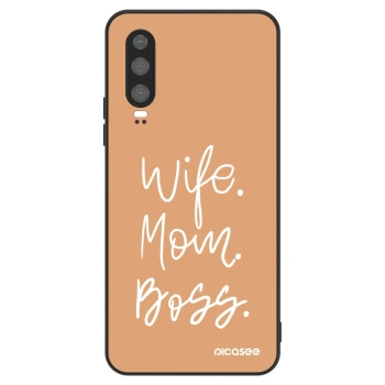 Hülle für Huawei P30 - Boss Mama