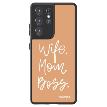 Hülle für Samsung Galaxy S21 Ultra 5G G998B - Boss Mama