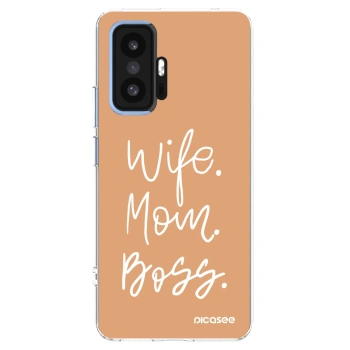 Picasee Xiaomi 11T Pro Hülle - Transparentes Silikon - Boss Mama