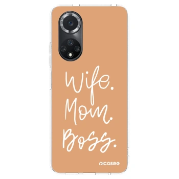 Picasee Huawei Nova 9 SE Hülle - Transparentes Silikon - Boss Mama
