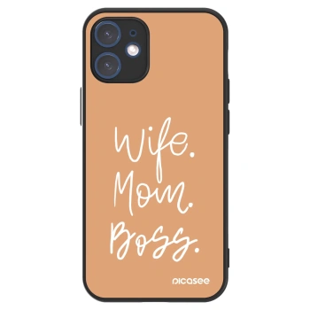 Picasee ULTIMATE CASE MagSafe für Apple iPhone 12 mini - Boss Mama