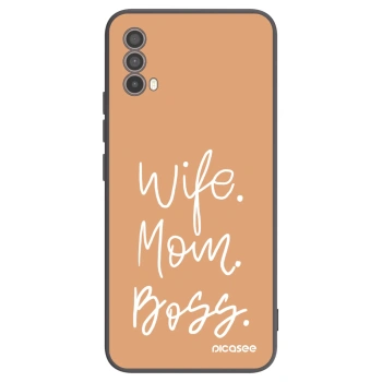 Hülle für Motorola Moto E40 - Boss Mama