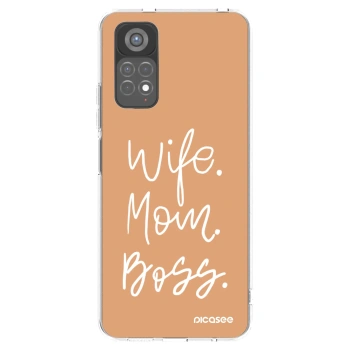 Picasee Xiaomi Redmi Note 11S 5G Hülle - Transparentes Silikon - Boss Mama