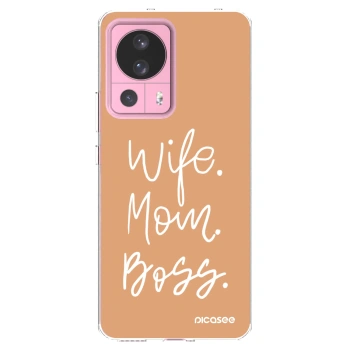Picasee Xiaomi 13 Lite Hülle - Transparentes Silikon - Boss Mama