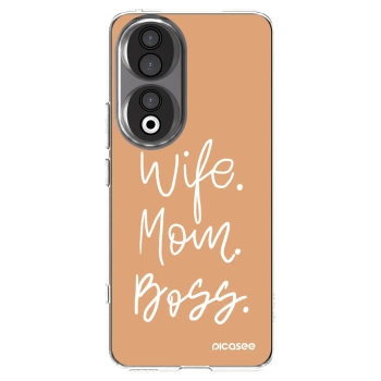 Picasee Honor 90 5G Hülle - Transparentes Silikon - Boss Mama