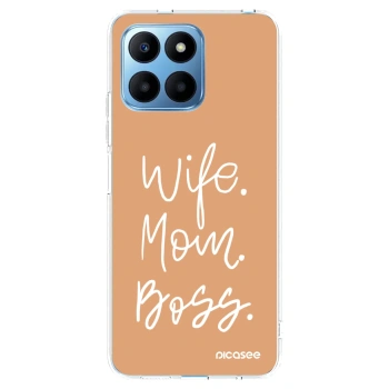 Picasee Honor 70 Lite Hülle - Transparentes Silikon - Boss Mama