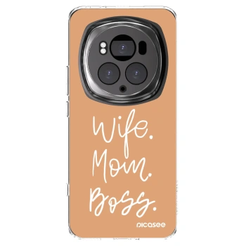 Picasee Honor Magic6 Pro Hülle - Transparentes Silikon - Boss Mama