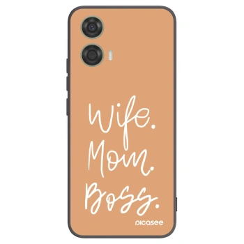 Hülle für Motorola Moto G24 - Boss Mama