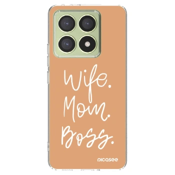 Picasee Xiaomi 14T Hülle - Transparentes Silikon - Boss Mama