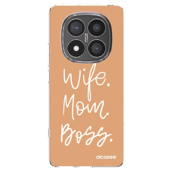 Picasee Xiaomi Redmi Note 14 Pro+ 5G Hülle - Transparentes Silikon - Boss Mama