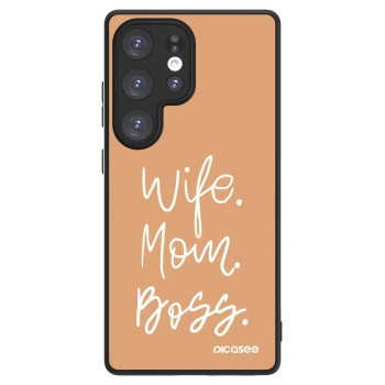 Picasee ULTIMATE CASE PowerShare für Samsung Galaxy S25 Ultra 5G - Boss Mama