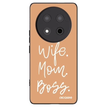 Picasee Honor Magic7 Lite 5G Hülle - Schwarzes Silikon - Boss Mama