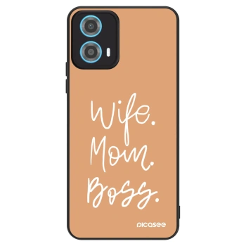Hülle für Motorola Moto G34 5G - Boss Mama