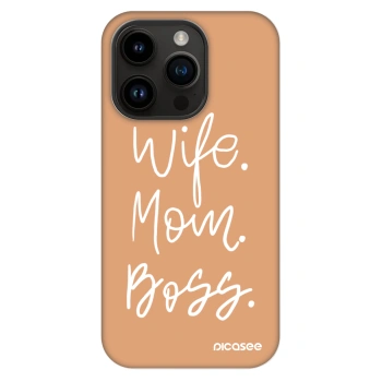 Hülle für Apple iPhone 14 Pro - Boss Mama