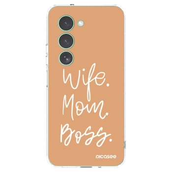 Picasee Xiaomi Redmi 15 5G Hülle - Transparentes Silikon - Boss Mama