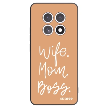 Picasee Xiaomi Redmi Note 15 Hülle - Schwarzes Silikon - Boss Mama