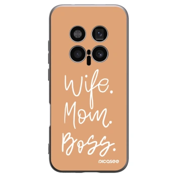 Picasee Honor Magic8 Pro 5G Hülle - Schwarzes Silikon - Boss Mama